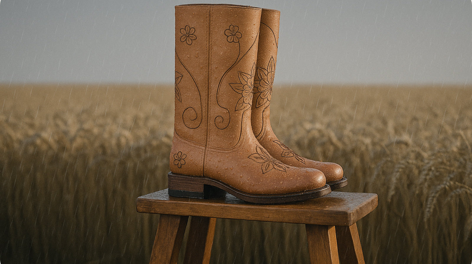 Wearing Leather Boots in Rain and Snow