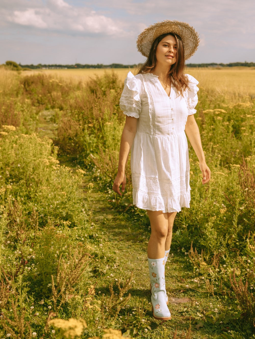 Sendra retro boots blue