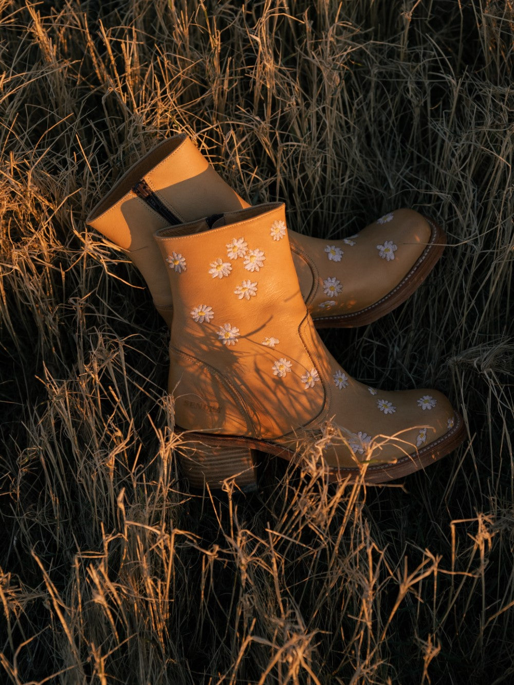 camel ankle boots