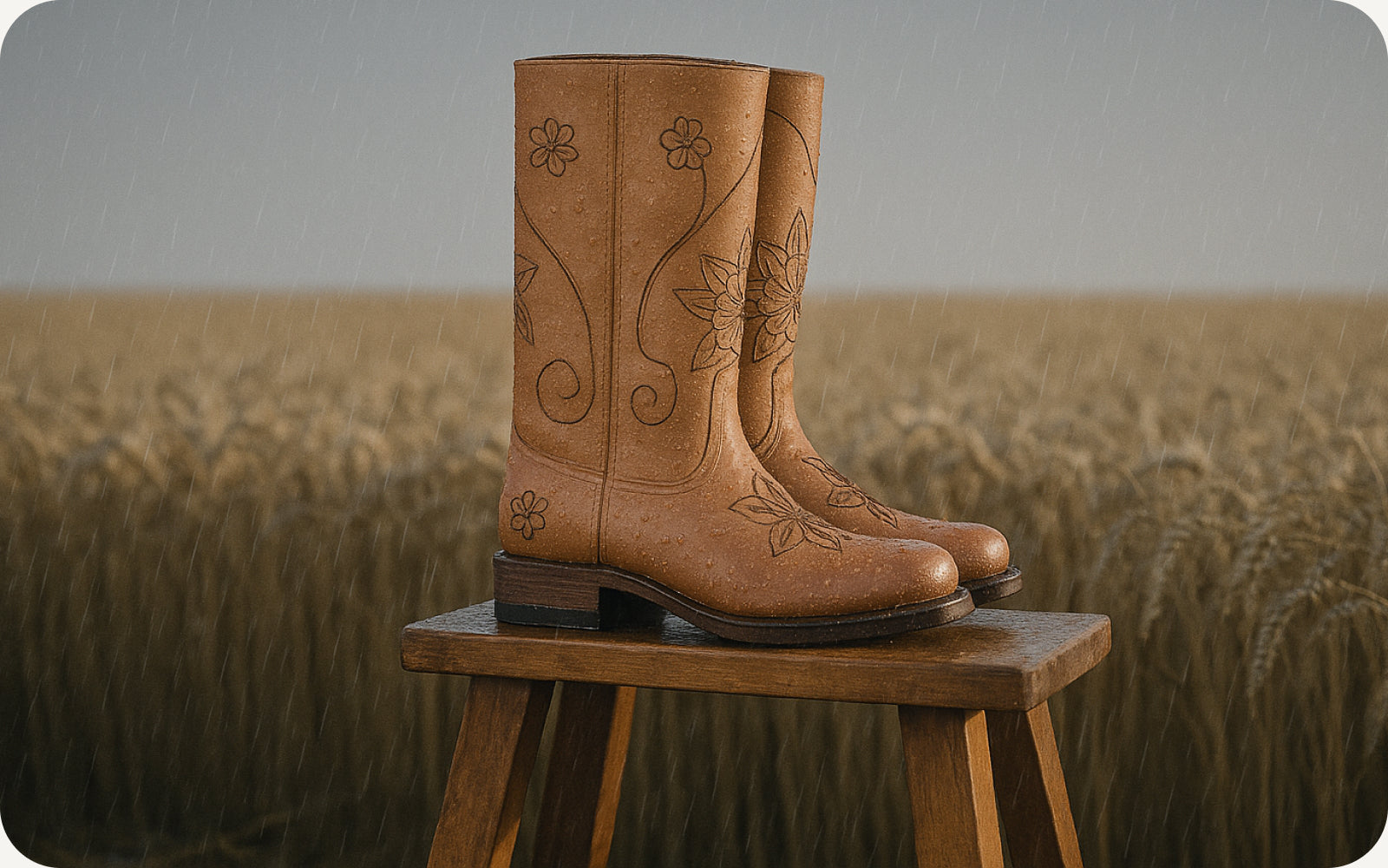 Wearing Leather Boots in Rain and Snow